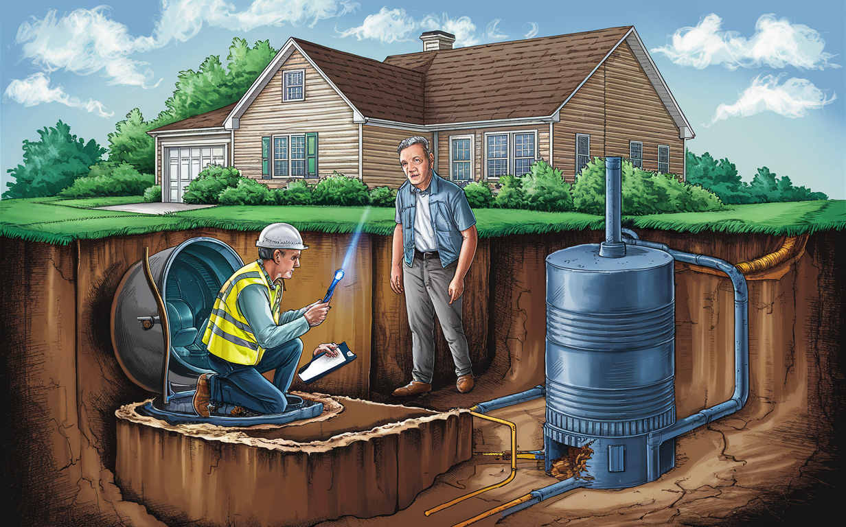 locating and accessing the septic tank for pumping. regular maintenance inspections for septic systems