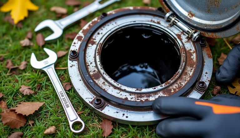 grease trap for septic tank